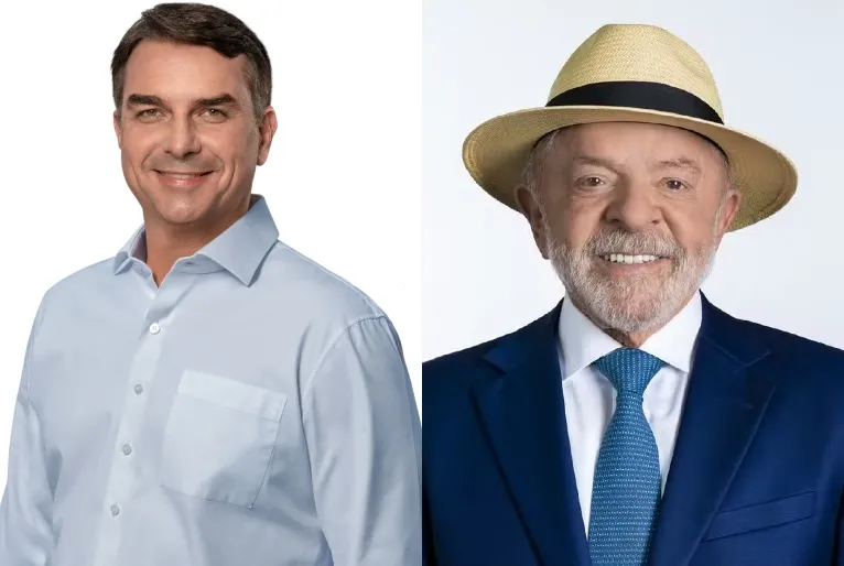 Lula e Flávio Bolsonaro se enfrentam neste domingo em primeiro debate do segundo turno
